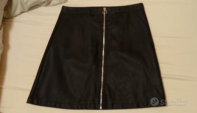 gonna in finta pelle taglia M