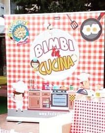 Roll up tematico feste bimbi on cucina