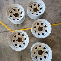 Jeep cj 7 5 cerchi 15x8 borchie 15x7 cromato