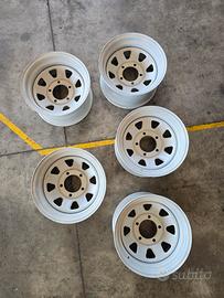 Jeep cj 7 5 cerchi 15x8, borchie maniglione laredo