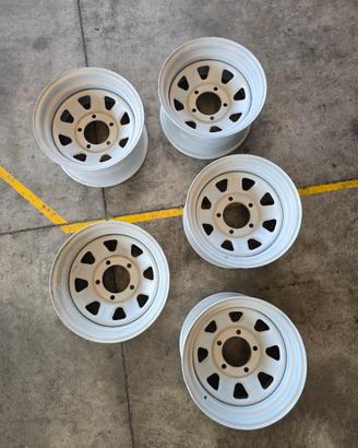 Jeep cj 7 5 cerchi 15x8, borchie maniglione laredo