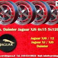 4 cerchi Jaguar XJS 6x15 ET35 XJ6 12 serie 1-3 XJS