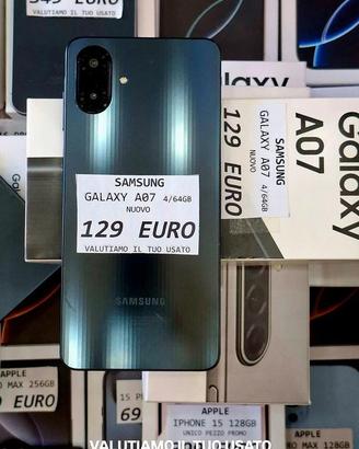 SAMSUNG GALAXY A07 64GB nuovo