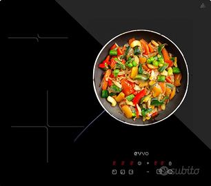 EVVO Piano cottura in vetroceramica 3 Fuochi.