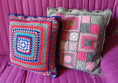 Cuscini all'uncinetto