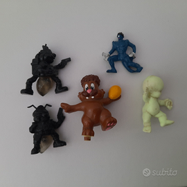 5 pupazzini vari anni 80-90