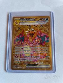 Carta Pokemon originale Charizard gold