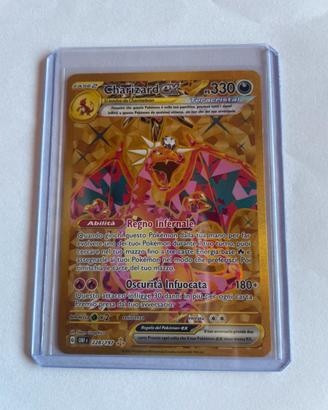 Carta Pokemon originale Charizard gold