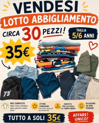 Set abbigliamento bambino