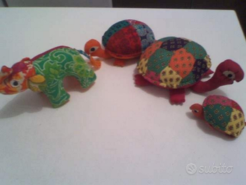 Animali di pezza vintage anni 70