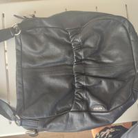 borsa nera in  pelle Entrà