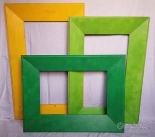 Set 3 cornici colorate