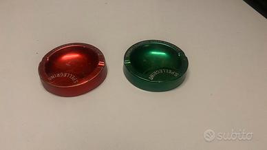 3 posaceneri pubblicitari san pellegrino e fiuggi