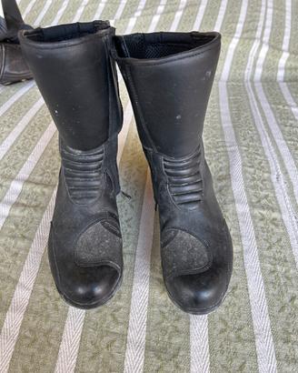 Stivali da moto TCX pelle e goretex