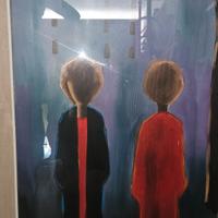 quadro eliano fantuzzi olio su tela