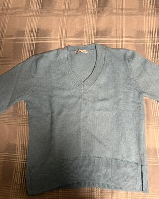 Maglione Zara azzurro uomo - Taglia S