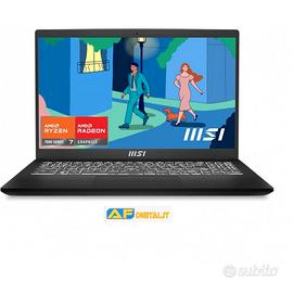 MSI Modern 15 B7M-466IT,FHD 60Hz, AMD Ryzen 7 7730