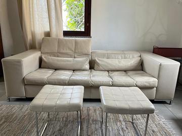 Divano in vera pelle Cierre