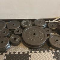 Set dischi + manubri e bilanceri