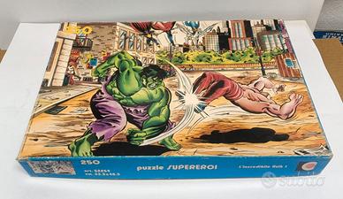 Raro HULK Mb Puzzle 250 pezzi Incompleto