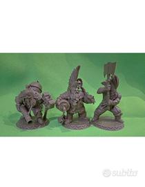 SOLDATINI TIHONFIGUREN GUERRIERI NANI SET 02. 1/33