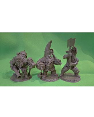 SOLDATINI TIHONFIGUREN GUERRIERI NANI SET 02. 1/33