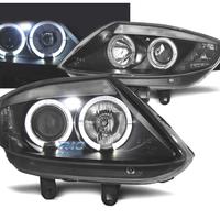 FARI BMW Z4 E85 03-09 OCCHI ANGELICI FONDO NERO LE