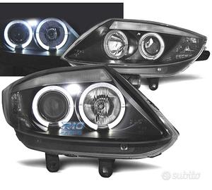 FARI BMW Z4 E85 03-09 OCCHI ANGELICI FONDO NERO LE