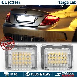 Placche Targa Led Mercedes Classe CL C216 Canbus