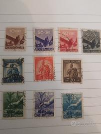 francobolli anni 40/50