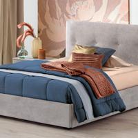 LETTO CONTENITORE UNA PIAZZA E MEZZA con materasso