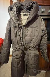 Giubbotto donna marrone lungo Fiorella Rubino