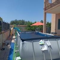 Piscina rettangolare bestway  con accessori 