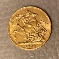 Sterlina oro 1928 conio SA (Pretoria)