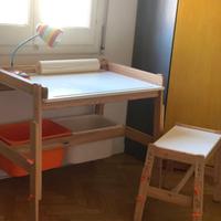 Scrivania e panca per bambini e ragazzi