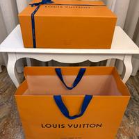Busta scatola Louis Vuitton con fiocco
