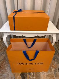 Busta scatola Louis Vuitton con fiocco