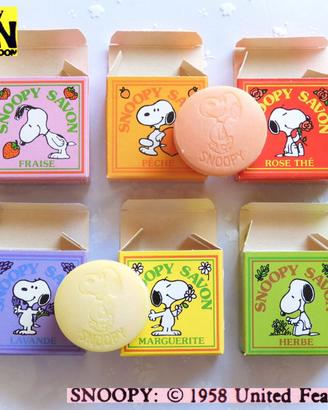 🧼 Vintage 1980 SNOOPY Saponette mignon collezione