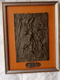 Bassorilievo in bronzo Augusto Murer