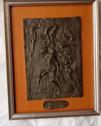 Bassorilievo in bronzo Augusto Murer