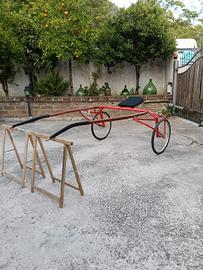 sulky in legno d'epoca  Per Cavallo 