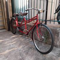 bicicletta tandem di ganna anni 1940