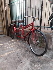 bicicletta tandem di ganna anni 1940
