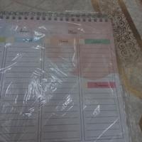 Planning Settimanale da Tavolo Spiralato A4 