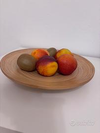 Piatto soprammobile in bambu