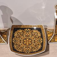 Portacandele Versace Baroque con piatto abbinato