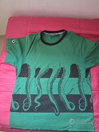 t-shirt octopus uomo