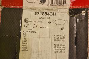 Pastiglie Posteriori Alfa 147/Bravo/Multipla