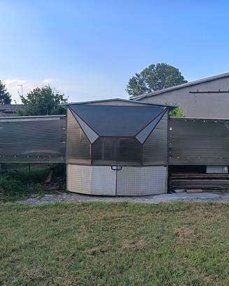 Hangar per ultraleggero ala alta