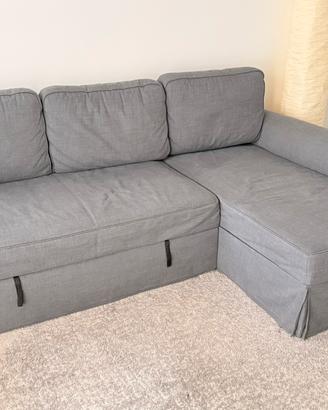 Divano letto 3 posti con chaise longue – IKEA grey